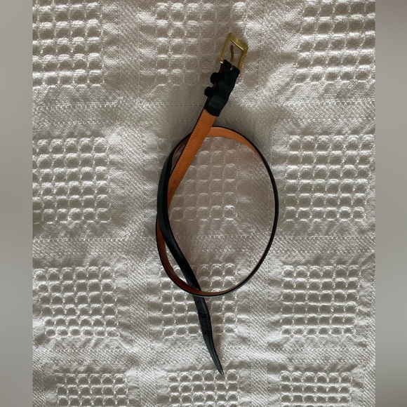 Lands’ End Men's Women's Black Big Glove Leather Belt Size 36 inch - Picture 6 of 6